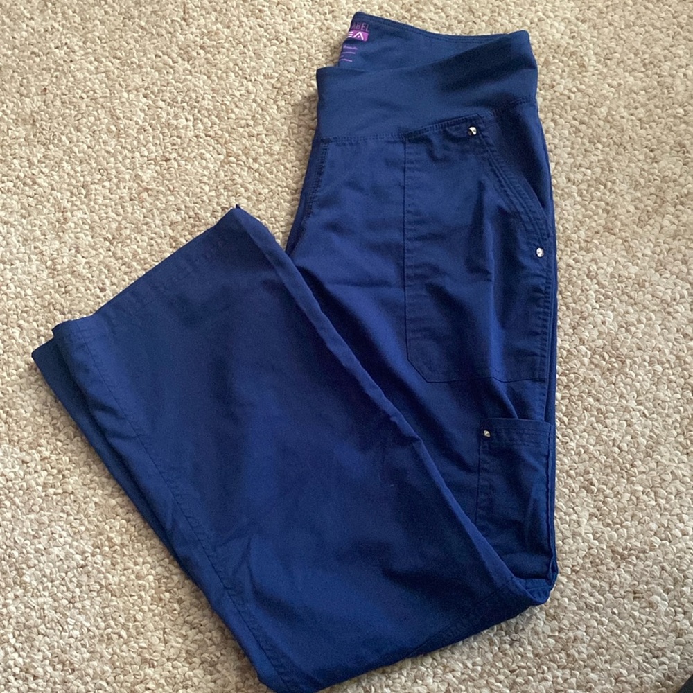 EUC healing hands small petite scrub pants